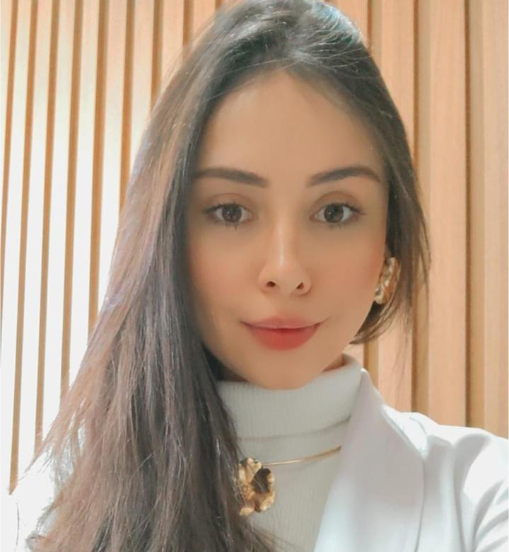 Foto de Anelise Silva Franca, aprovada no TEGO com o MedCof G.O