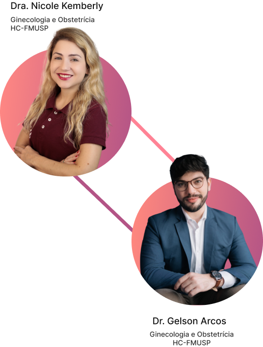 Médicos aNicoly Kemberly e Gelson Arcos.